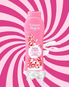 Gel de baño fresa y nata