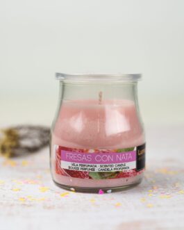 Vela de fresas con nata