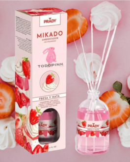 Mikado fresa y nata