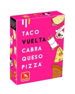Taco, vuelta, cabra, queso, pizza