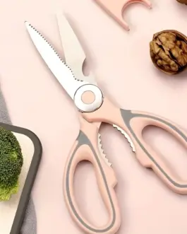 Tijeras de cocina rosas