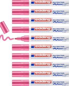 Rotulador Edding rosa 750 opaco superficies lisas
