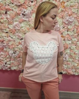 Camiseta Mickey encaje