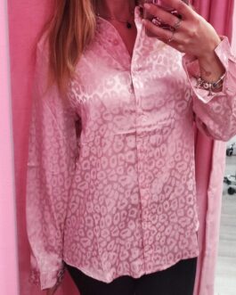 Camisa Animal Print rosa