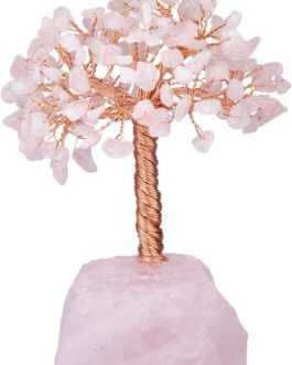 Árbol cuarzo rosa