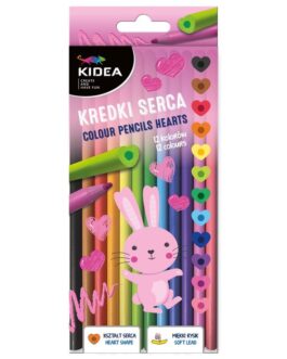 Lápices colores forma de Corazón