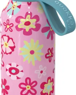 Botella aluminio flores