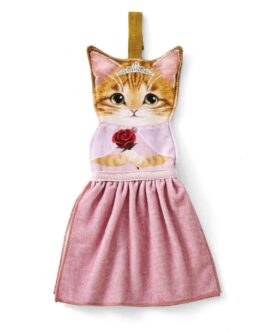 Paño toalla Gato princesa