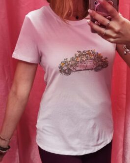 Camiseta auto floral