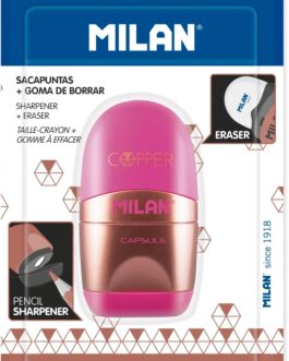 Sacapuntas con depósito y goma Copper