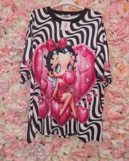 Camiseta Betty Boop chicle