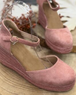 Cuñas rosas con pulsera