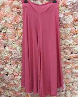 Pantalón curvy palazzo fucsia