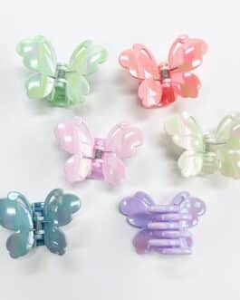 Pinzas mariposas colores