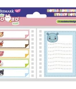 Mini libreta con post it animales