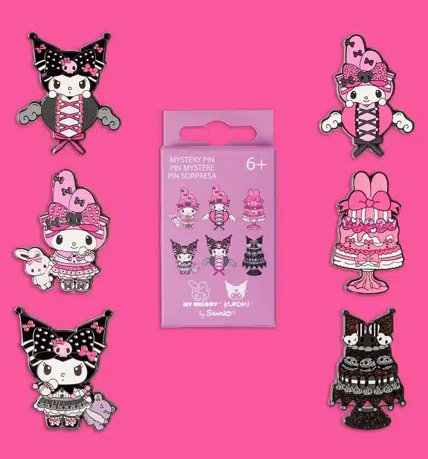 Pin Loungefly sorpresa Kuromi y My Melody