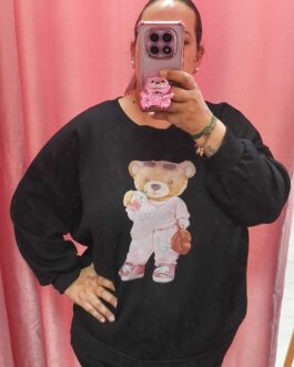 Sudadera curvy oso love