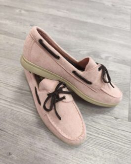 Náuticos rosas cordones