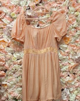 Mono corto melocotón