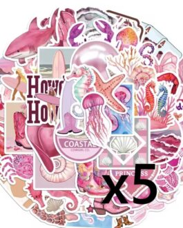 Pegatinas veraniegas rosas