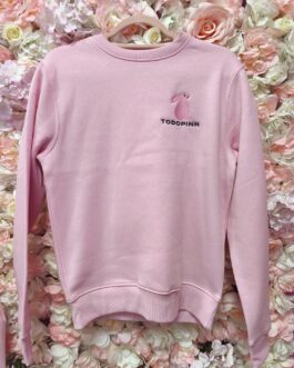 Sudadera bordada Todo pink