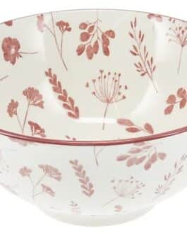 Cuenco cerámica floral