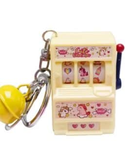 Llavero tragaperras unicornio