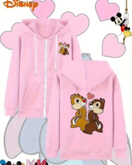 Chaqueta rosa Chip y Chop