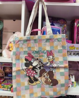 Totebag Minnie y Daisy cuadros