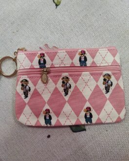 Monedero rombos ositos