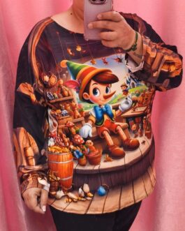 Camiseta curvy Pinocho