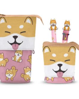 Estuche Shiba + bolígrafos