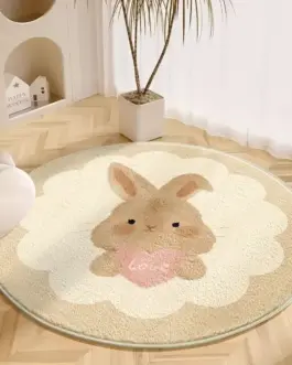 Alfombra redonda animales kawaii