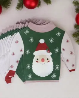 Servilletas navideñas jersey Papa Noel